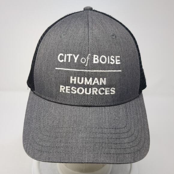 City Of Boise Human Resources Snapback Trucker Hat Gray One Size The North Face - Picture 2 of 9